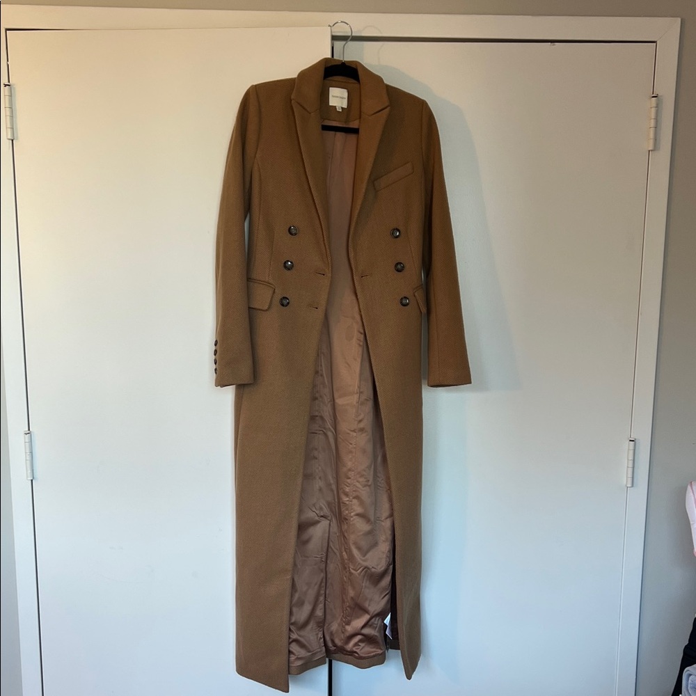 Favorite Daughter Tan Wool Coat